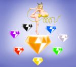  ass baton big_ass big_breasts breasts cleavage commission female gymnastics gymnastics_ribbon leotard maria_robotnik rhythmic rhythmic_gymnastics ribbon ribbon_baton ribbon_rhythmic_gymnastics solo sonic_(series) 