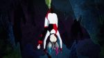 1girl animated_gif ass ass_crack big_ass canon canonical_scene cave dc dc_comics exposed_ass gif hanging_wedgie harleen_quinzel harley_quinn harley_quinn_(2019) harley_quinn_(series) short_shorts wedgie