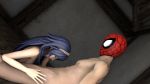 crossover fellatio fire_emblem lucina lucina_(fire_emblem) mask_only naked_mask oral spider-man_(series) spiderman123