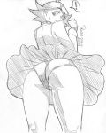  1girl amanda_o&#039;neill ass big_ass blush little_witch_academia looking_back panties pantyshot rx120 surprised underwear upskirt 