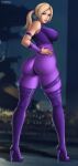 1girl alluring ass blond_hair blonde blonde_hair catsuit clothed flowerxl milf namco nina_williams silf skin_tight skintight_bodysuit solo tekken tekken_1 tekken_2 tekken_3 tekken_4 tekken_5_dark_resurrection tekken_7 tekken_tag_tournament tekken_tag_tournament_2 voluptuous