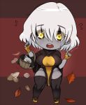 1girl 1girl big_breasts breasts leotard plague_doctor plaguemom_margaret revealing_clothes short_hair vetis white_hair