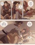 aroused avatar:_the_last_airbender breasts canon_couple comic deesky dreaming_(comic) korra mako nickelodeon penetration scarf sleeping the_legend_of_korra tying_up