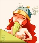  barbara_(rayman) big_breasts breasts deepthroat fellatio gif loop nip-boy_(artist) oral paizuri rayman rayman_legends sexy 