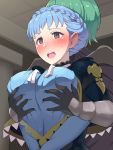 1girl big_breasts blush boris_(noborhys) breast_grab breasts byleth_(fire_emblem) byleth_(male) cleavage fire_emblem fire_emblem:_three_houses from_behind gif male marianne_(fire_emblem) nintendo open_mouth straight