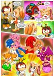 5boys 5girls a_new_play amy_rose anthro bbmbbf big_breasts breasts charmy_bee closed_eyes comic cosmo_the_seedrian cream_the_rabbit erect_nipples espio_the_chameleon furry knuckles_the_echidna miles_"tails"_prower mobius_unleashed multiple_boys multiple_girls nipples open_mouth orgasm orgasm_face palcomix pleasure pleasure_face pussy sega sex sonia_the_hedgehog sonic_(series) sonic_the_hedgehog sonic_the_hedgehog_(series) sonic_underground sonic_x tikal_the_echidna tongue vaginal vaginal_penetration vaginal_sex