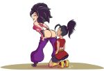 ass caulifla dragon_ball dragon_ball_super dragon_ball_z hot kale sexy sexy_ass vthegreat1_(artist)