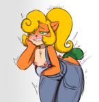 anal coco_bandicoot crash_bandicoot_(series) dildo sexy sexy_breasts thepolygonheart