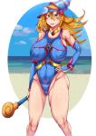 1girl 1girl big_breasts blonde_hair breasts chickenandtiger dark_magician_girl erect_nipples huge_breasts jewelry leotard long_hair looking_at_viewer nipples revealing_clothes yu-gi-oh!