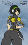 1girl 1girl angry avatar:_the_last_airbender female_only mssketch solo_female toph_bei_fong