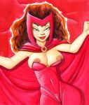 avengers barry_blair breasts erect_nipples huge_breasts marvel nipples scarlet_witch wanda_maximoff x-men