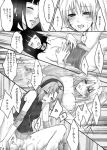  comic hinata_hyuuga monochrome naruko naruko-chan naruto sakura_haruno 