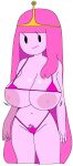  1girl 1girl 1girl adventure_time big_breasts breasts crown dream-cassette female_only hoshime huge_breasts long_hair mob_face pink_hair pink_skin png princess_bubblegum pubic_hair skimpy_bikini solo_female standing tagme wardrobe_malfunction 