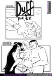  anal anal_penetration beach beer_mug big_breasts breasts danny_phantom desiree double_penetration ghost jack_fenton karmagik madeline_fenton monochrome nude on_back patreon sex strap-on suspended_congress the_simpsons titania_(the_simpsons) vaginal vaginal_penetration 