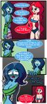  2_girls chelsea_(ruby_gillman) comic dreamworks english_text female_only full_color premier_night_(comic) ruby_gillman ruby_gillman,_teenage_kraken speech_bubble text text_bubble trece-013 yuri 