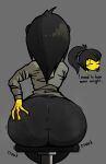  1girl anthro big_ass crystal_gf crystal_gf_(smug) female_only friday_night_funkin friday_night_funkin_crystal friday_night_funkin_mod nanodude78 plump 