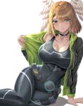 1girl 1girl 2022 absurd_res alluring alternate_version_available blonde_female blonde_hair blue_eyes breasts clothed clothed_female eunie_(xenoblade) female_only head_wings hips hoodie huge_breasts medium_hair nintendo slim_waist sssemiii thick_thighs thighs tight_clothing tight_fit wide_hips xenoblade_(series) xenoblade_chronicles_3