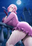  1girl 1girl 1girl ai_generated big_breasts blue_eyes breasts curly_eyebrow female_focus high_res jemmasoria mature mature_female one_piece patreon patreon_paid patreon_reward pink_hair short_hair solo_female solo_focus tagmespermdumpster vinsmoke_reiju 