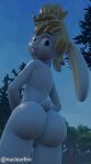  artist_name ballsack blonde_hair blue_eyes boy bubble_butt bunny dreamsps4 nuclearfire original_character 