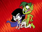  1girl anal beast_boy comics dc_comics doggy_position male older older_female raven_(dc) rickfields teen_titans teen_titans_go young_adult young_adult_female young_adult_male young_adult_woman 