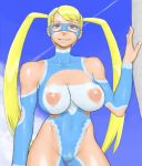 attractive_look big_breasts bodypaint breasts capcom censored hair large_breasts lowres nipples paint pussy rainbow_mika street_fighter street_fighter_zero street_fighter_zero_3