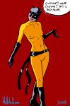  1girl bodypaint elbow_gloves female female_only hellcat hellcat_(marvel) hellstroem marvel patsy_walker solo_female 