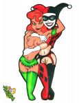  2_girls 2girls batman:_the_animated_series batman_(series) bruce_timm bruce_timm_(artist) dc dc_comics dcau female female_only harleen_quinzel harley_quinn pamela_isley poison_ivy yuri 