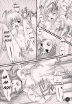  aoi_nagisa comic hikari_konohana monochrome strawberry_panic suzumi_tamao yaya_nanto 