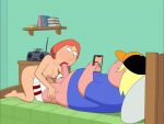 20th_century_fox 20th_century_studios age_difference areola arm_support balls bed bedroom bedroom_sex big_breasts big_penis black_eyes blonde_hair blue_clothing blue_earrings blue_shirt bottomless bottomless_male bouncing_breasts breasts cheek_bulge chris_griffin completely_nude completely_nude_female deep_penetration deepthroat ear_piercing earrings eyelashes family_guy fellatio fellatio footwear furniture gif gif gif hat headwear holding holding_object holding_phone holding_smartphone incest indoors jewelry large_filesize light-skinned_female light_skin lipstick lois_griffin lying makeup milf milf mother_&_son nipples nude nude_female older_female on_back on_bed open_mouth oral oral_penetration oral_sex orange_hair partially_clothed partially_clothed_male penetration penis penis_in_mouth phone piercing recording recording_on_phone red_lipstick sex sex_on_bed sexy sexy_body sexy_breasts sfan shirt shoes short_hair smartphone son testicle thick_thighs topwear younger_male