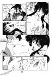  comic inuyasha kagome_higurashi kikyo monochrome naraku 