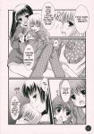  aoi_nagisa breast_grab breasts comic highres hikari_konohana konohana_hikari monochrome nanto_yaya strawberry_panic strawberry_panic! suzumi_tamao translated yaya_nanto 