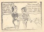 comic crossover dog female_masturbation fifi_(little_annie_rooney) little_annie_rooney_(character) little_annie_rooney_(series) monochrome popeye popeye_(series) saltydick_inc wimpy zero_(little_annie_rooney)