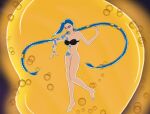 1girl arcane barefoot bottomless bra disney feet female hockeyman975 jinx_(arcane) jinx_(league_of_legends) league_of_legends navel netflix parody pussy riot_games small_breasts solo tagme the_little_mermaid underwater