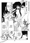  comic inuyasha kagome_higurashi kikyo monochrome naraku 