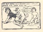 beastiality comic dog fifi_(little_annie_rooney) little_annie_rooney_(character) little_annie_rooney_(series) monochrome popeye_(series) saltydick_inc zero_(little_annie_rooney)