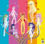 applejack_(eg) breasts fluttershy_(eg) mazzmer my_little_pony:_friendship_is_magic nude pinkie_pie_(eg) rainbow rainbow_dash_(eg) rarity_(eg) sunset_shimmer_(eg) twilight_sparkle_(eg) vulva