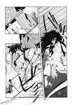  comic inuyasha kagome_higurashi kikyo monochrome naraku 