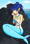 1girl blue_fur blushing breasts creatures_(company) eeveelution female_only furry game_freak gen_1_pokemon humanized mermaid nintendo nipples pokemon pokemon_(anime) pokemon_(creature) pokemon_(game) pokemon_(species) pokemorph showers_(pokemon) tail topless topless_female vaporeon water_type_pokemon