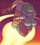 capsule_j character_request huge_breasts kirby_(series) nipples_visible_through_clothing rocket