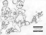 big_breasts breasts daisy_duck disney donald_duck fbz huge_breasts kingdom_hearts mickey_mouse minnie_mouse sora stockings