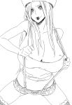  abradeli armpit big_breasts breasts jewelry_bonney lipstick nipples one_piece r.i.p. 