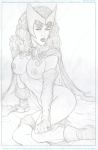 scarlet witch from avengers by vince sunico