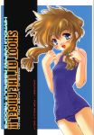  angelic_layer blue_eyes brown_hair comic misaki_suzuhara suzuhara_misaki swimsuit 