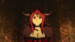 anime cleavage huge_breasts red_eyes red_hair yuusha_(maoyuu) yuusha_to_maou