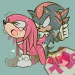  knuckles_the_echidna sega shadow_the_hedgehog sonic_(series) sonic_team 