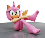  1girl 1girl 3d amy_rose blender breasts eulipotyphlan figure furry green_eyes hedgehog mammal nipples nude pussy sega smpthehedgehog sonic_the_hedgehog_(series) 