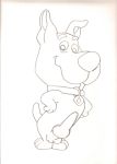  monochrome scooby-doo scrappy-doo sketch tagme 