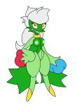 flower gb_of_bs green_skin highres plant_girl plantgirl pokemon roserade white_hair