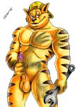  chance_furlong erect_penis flatrat furry jerking_off swat_kats t-bone_(swat_cats) 