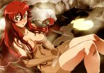 blush breasts fingering huge_breasts masturbation nude tengen_toppa_gurren_lagann yoko_littner